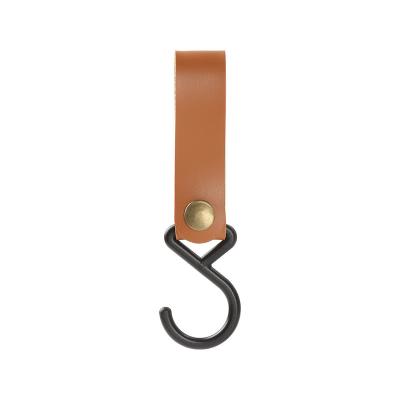 China Soft Outdoor Camping Tent Buckle Tent Key Chain Clip GuDe Hook Tripod Hook Leather Belt Hook for sale