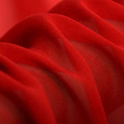 China Wholesale 100% Organic Silk Georgette Fabric 8MM 114cm Solid Color for sale