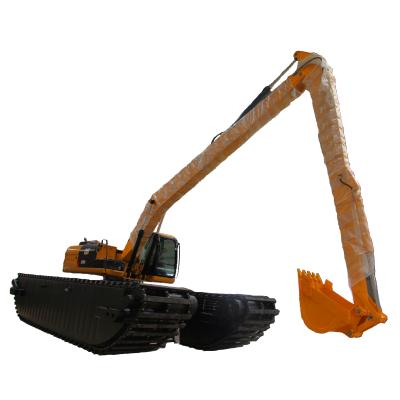 China Construction worksÂ   LC-SW36 Long Reach Swamp Floating Buggy Amphibious Construction Machinery Excavator Manufacturer In China for sale