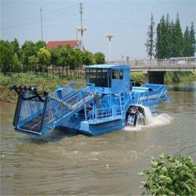 China Construction worksÂ   Overall Vessel Length Aquatic 38.8m Harvester Boat With 3500m2/h Cleaning Capacity for sale