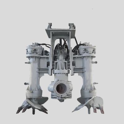 China Developing World Water Solutions Dredging Hydraulic Pump Cutter Dredge Pump Plant With 25m Depth 2000m3/h Dredging Flow Capacity for sale