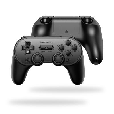 China Customized Hot Vibration and Turbo Function 8Bitdo SN30 Pro+ Gamepad Black Version BT Wireless Controller for Raspberry PC Steam/Gamepad Switch for sale