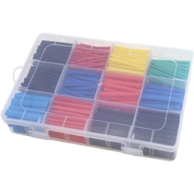 China 2:1 800Pcs High Temperature Assortment H-Type Heat Shrink Tubing Insulated Wire Heat Shrink Wrap Car Electrical Cable Sleeving Tubing Kit for sale