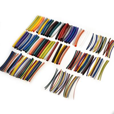 China 2:1 144Pcs Polyolefin High Temperature Heat Shrink Cable Sleeve Electrical Material Heat Shrinkable Tube for sale