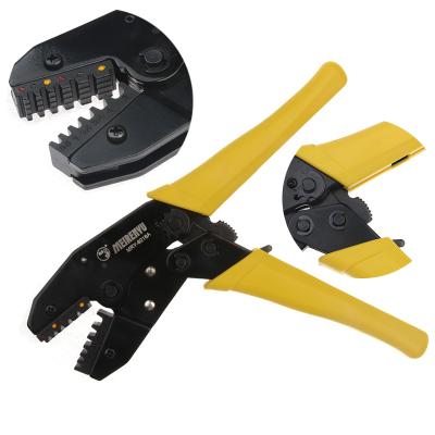 China Cutting Ratcheting Terminals Crimp Pliers For Network 0.5mm2-6.0mm2 Crimper Tools Cable Connectors Press Ratcheting Crimper for sale