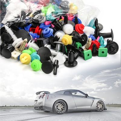 China Automotive Parts Mixed Pin Rivet Fasteners Auto Clips 500PCS Auto Body Clip Plastic Fastener Automotive Push Clip for sale