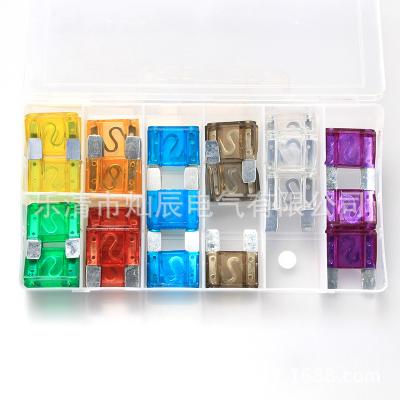 China Urlwall 24PCS Automobile Car Security Fuse 8 Types Automobile Standard Kit Auto Car Blade Fuse Assortment For Large Size Amp for sale