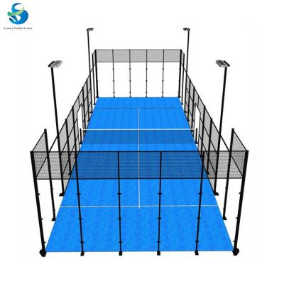 China Easy To Install High Quality Padel Tennis Paddle Courts Outdoor Padel Tennis Court Equipment Paddle Tennis Court for sale