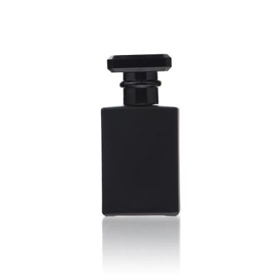 China wholesale black luxury glass perfume bottle cosmetic perfume glass bottle for sale