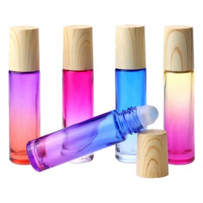 China Liptint Essential Oil Cosmetic Fancy Colored Roller Private Label Lip Gloss Roll On Glass Bottle 10ml for sale