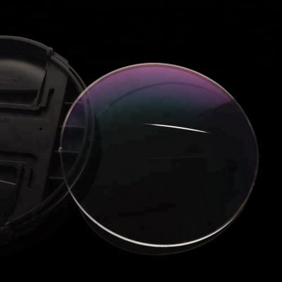 China Flat Top Glass Photochromic Optical Lens Waterproof Wear Resistance Lenses for sale