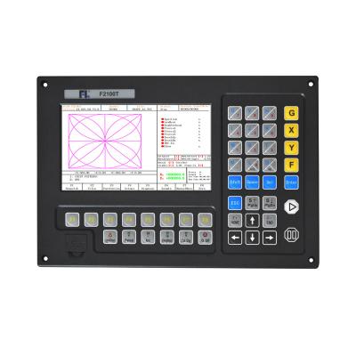 China Plasma Cutting Machine Flame Cutting Machine 7 Inch USB Port F2100T 2 Axis CNC Plasma Black Controller for sale