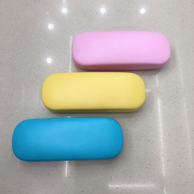 China Matte Pu Pink Glasses Case Printing Optical Frame Packaging Women Yellow Blue Custom Box Pu Best Selling Styles PU Pink for sale