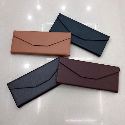 China Pu+metal+paper glasses case PU glass magnetic custom lightweight portable box for sale