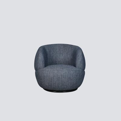 China Swivel Base NS FURNITURE Round Ball Shape Chair Office Club Home Lounge Chair Quality Cloth Loop Chair Occasional Chair for sale