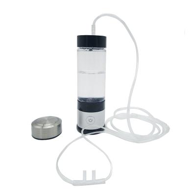 China Newest Portable Hotel Sport Hydrogen Water Bottle Hydrogen Water Maker Water Electrolysis Ionizer Machine for sale