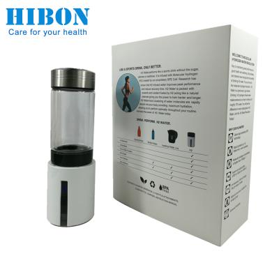 China Portable Activated Hotel Hydrogen Water Make Hydrogen Water Rich Bottle for sale