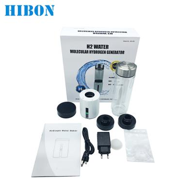 China Car Hydrogen Water Filter Hydrogen Water Bottle Portable Drinking Generator for sale