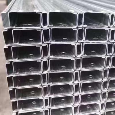 China Construction Supporting System Steel building forming machine c channel steel channels galvanized galvanised steel c channel for sale