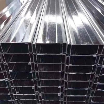 China Construction Supporting System Customized Types of Galvanized C Beam Prulin C Shape Channel for Steel Structure Buildings for sale