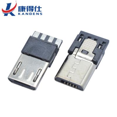 China USB Driver Micro USB 5 Pin Male Plug Connector Solder Type V8 Male USB Connector For Mobile Phone Charger for sale