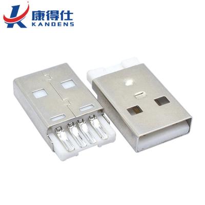 China USB 2.0 Driver USB Connector A Male Solder Wire 4 Pin Data Plug AM Port Connector for sale