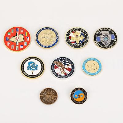 China Europe Customize Type Casting Technique Metal Challenge Coin Custom Engraved Commemorative Coin for sale