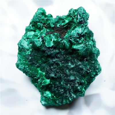 China Dropshipping Small Druzy Gemstone Europe Rock Malachite Natural Raw Rough Paragenesis Mineral Stone Specimens for sale