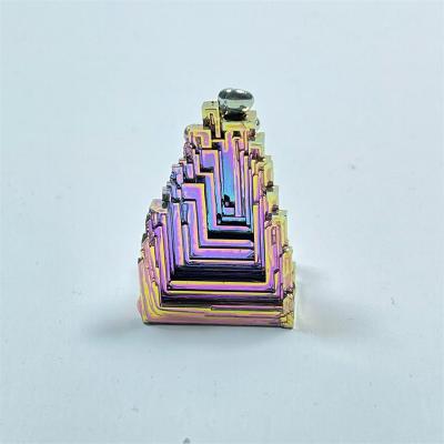 China Mineral Europe Rainbow Bismuth Specimen Ore Crystal Healing for sale