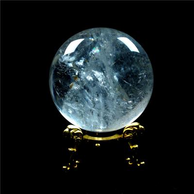 China Europe crystal balls wholesale natural rainbow quartz crystal sphere healing clear stone for home decoration for sale