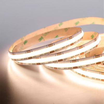 China 480led CE RoHS 12V 100ft Warm White COB LED Strip 6500K 24V Flexible for sale