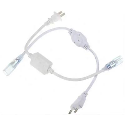 China 220V 110V EU US LED Power Plug For 3528 5050 High Power LED Strip for sale