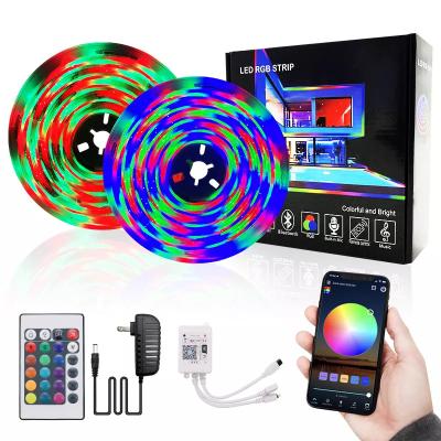 China Home Bar 12V 32ft Smart LED Strip RGB 5050 12V 24V Flexible 54 Leds 60LED 48LED 10mm 1670 for sale