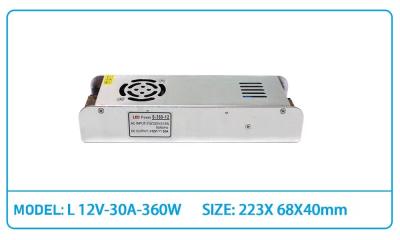 China 360W 12V 30A Slim Power Supply LED DC Power Supply for sale