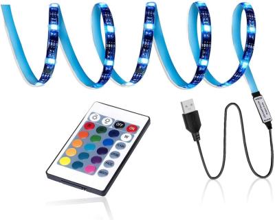 China 5V USB Full Kit 2m 3m 4m 5m 30d/M Flexible Bluetooth TV Backlight LED RGB Strip 5050 SMD for sale