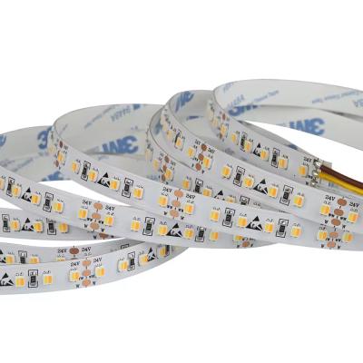 China SMD 2216 LED Strip Cri90 1800K 3000K CCT Color Flex Strip Light for sale