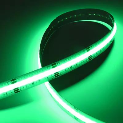 China Super brightness  COB led strip RGB 12mm multiple color 120 degree super wide 1080 LEDs/m COB strip light full color for sale