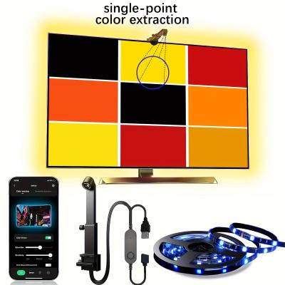 China WiFi LED TV Backlight With Sensor For 55-75 Inch TV And PC RGBIC App Control Compatible With Alexa And Google Assistant for sale