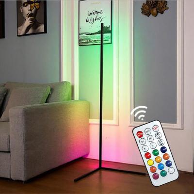 China Modern Decorative Indoor Lighting LED Floor Lamp RGB IC Smart Corner Atmosphere Light for sale