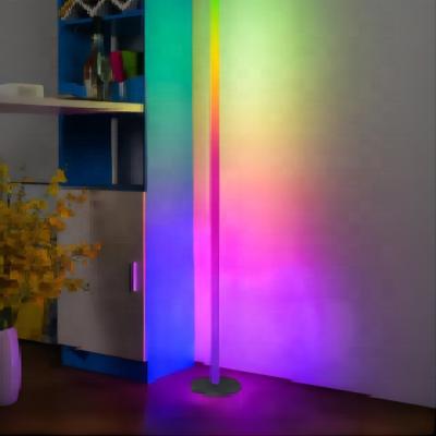 China Smart Control Colorful RGB Mood Lamp Original Design LED RGB Floor Lamp 12.8*12.8*150CM for sale