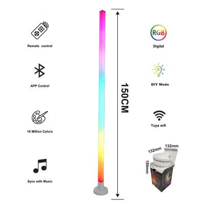 China ABS Material LED Ambient Floor Lamp for Home DC 5V Input Voltage Nordic Modern Design for sale