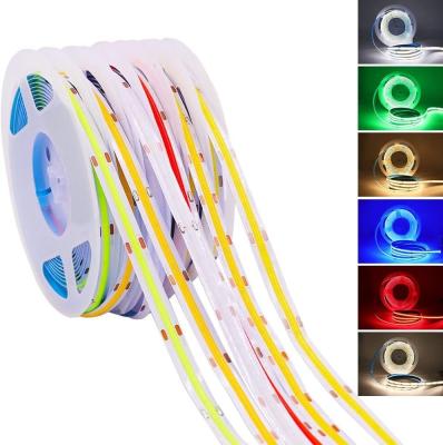 China 320LEDs/m 90Ra 5mm Ancho 12V 24V Flexible COB Luz de banda LED 2700K 3000K 4000K 6000K en venta