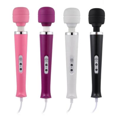 China Silica Gel+ABS Food Grade Silicone USB Vibrating Bar For Women G Spot Clitoris AV Massager Rechargeable Magic Wand for sale