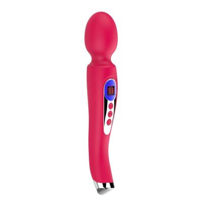 China Silicone+ABS USB Female Filling Vibrator Strong 9 Frequency AV Magic Wand Massager Masturbation Women Sex Toys G Spot Vibrator for sale