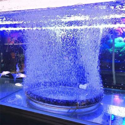 China Viable Oxygen Ring Aquaculture Tube Aeration Oxygen Ring Nano Strip Stainless Steel Aeration Aquarium Aquarium Bubble Ring for sale