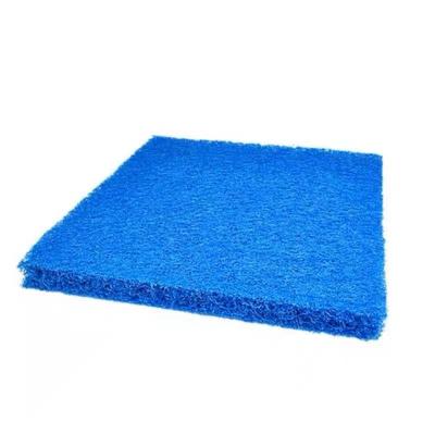 China Filter Mat Aquarium Sponge Rattan Filter Viable Organic Cotton 50*50cm For Fish Pond Mat Filter Net for sale