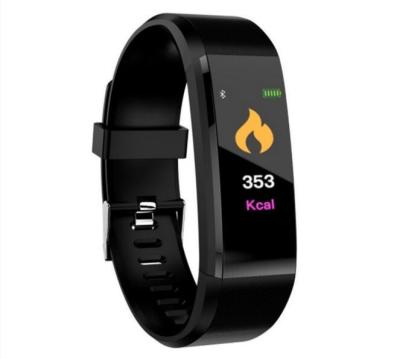 China Hot Sales 115plus Wristband Touch Screen Oled Smart Pedometer Band Touch Screen Fitness Tracker Alarm Clock Healthy Smart Wristband for sale