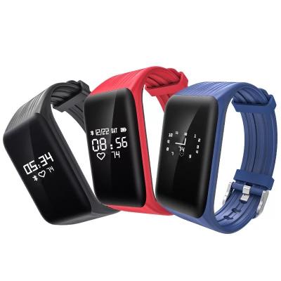 China New TPU Band K1 Waterproof Smart Band Fitness Wristband Color Screen Smart Wristband IP68 For Android IOS for sale