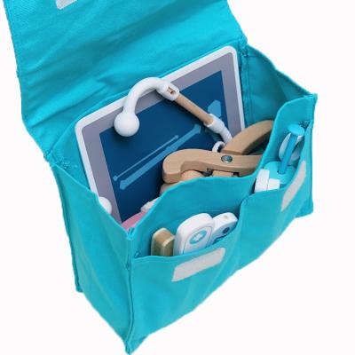 China Baby boy and girl play house simulation cosmetic bag children's simulation wooden medicine bag children's toys doctor dress up toy for sale