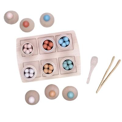 China New children's toys top quality early childhood education color recognition cake sale cup matching toy for sale